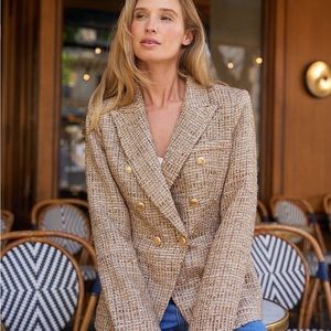 ❤️New❤️Gold tweed Jacket .